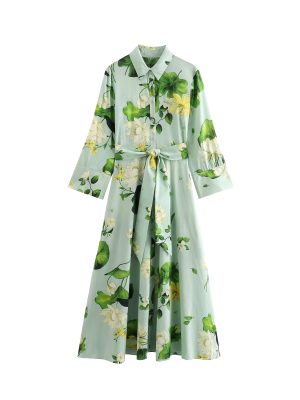 Simple Summer Shirt Dress with Lace-Up Detail