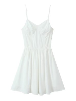 French Retro Pleated Slim Fit Vacation Dress