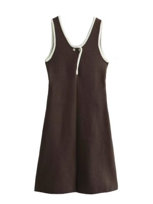 Timeless Knit Vest Dress Hepburn-Inspired Fall Outfit