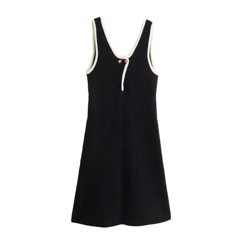 Timeless Knit Vest Dress Hepburn-Inspired Fall Outfit - Image 2