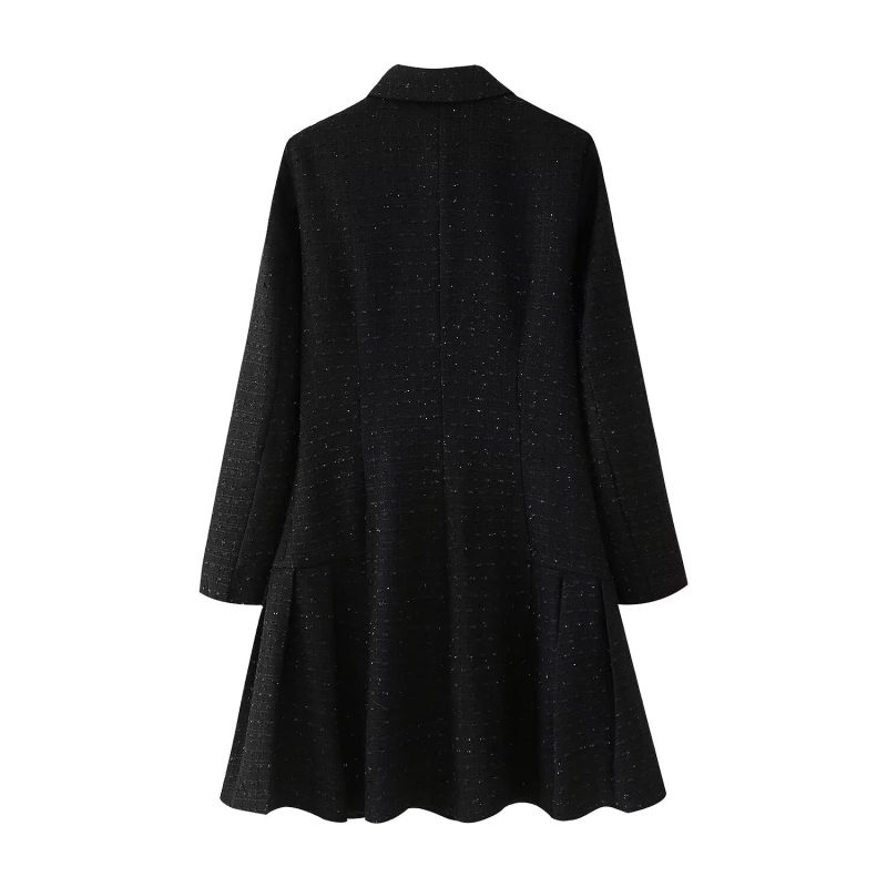 Women’s Solid Color Casual Maxi Shirt Dress - Image 2