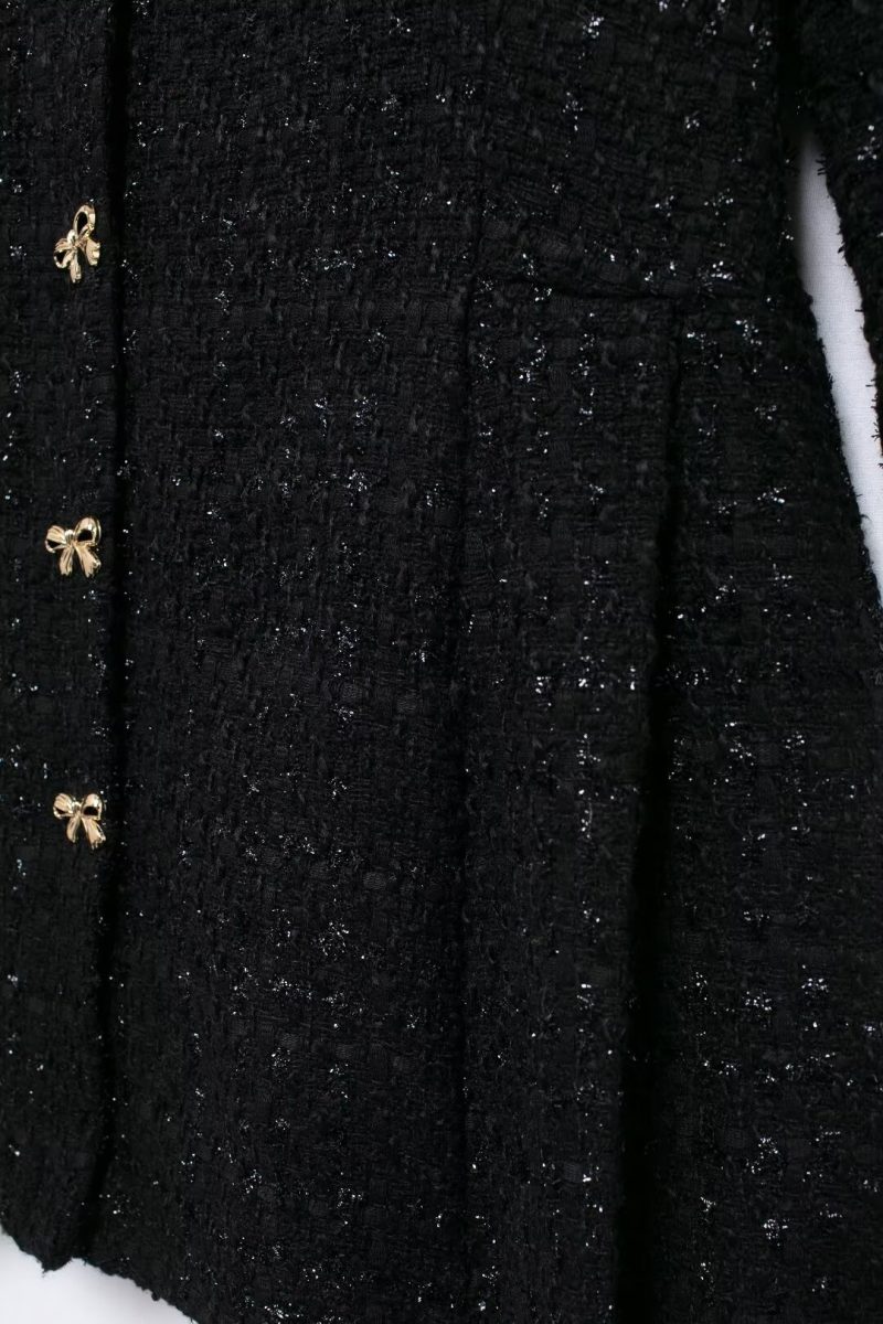 Collared Stereo Mini Dress for Fall Women - Image 3