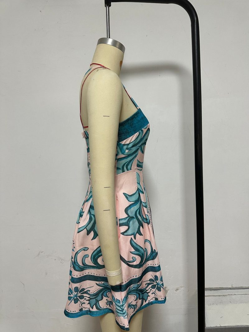 Strappy Cami Dress with Bright Summer Prints - Image 4