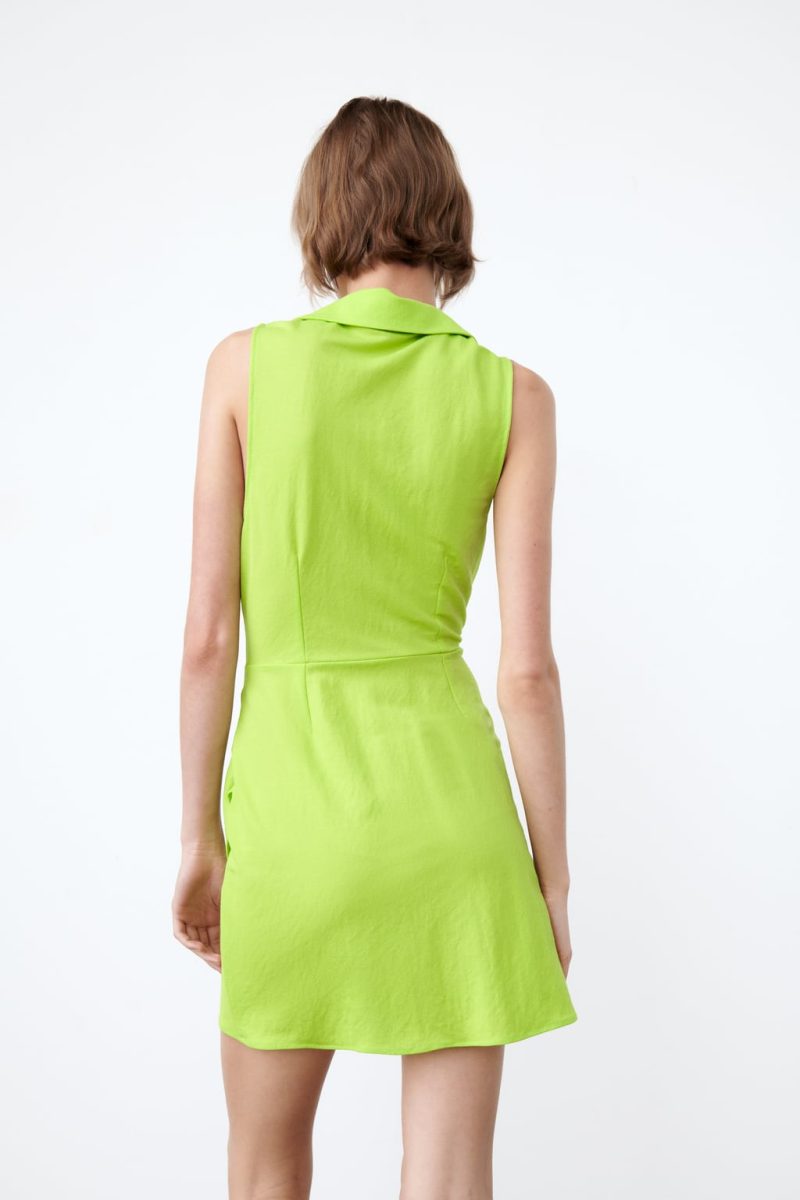 Minimalist Women’s Shirt Dress for Spring Wear - Image 2