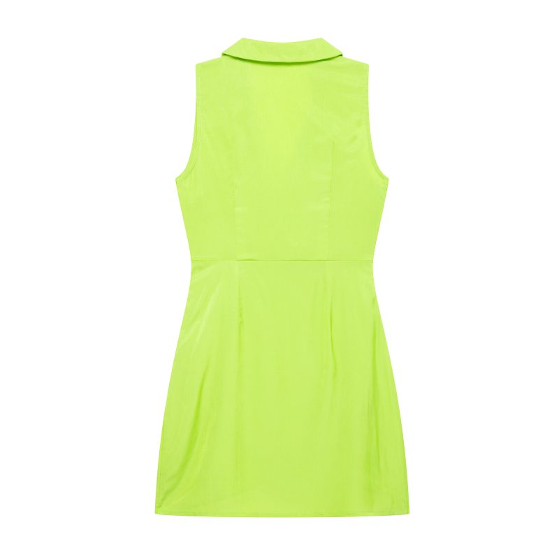 Minimalist Women’s Shirt Dress for Spring Wear - Image 4
