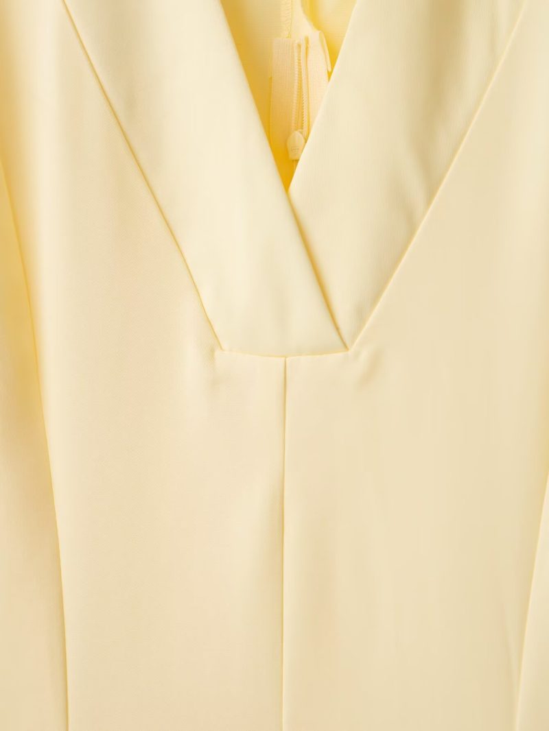 Summer Collared Shirt Style Maxi Trench Dress - Image 2
