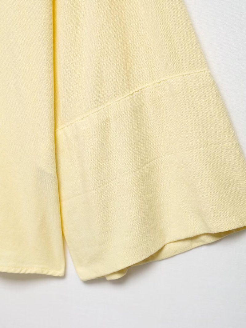 Women’s Linen Blend Wide Sleeve Summer Shirt - Image 4