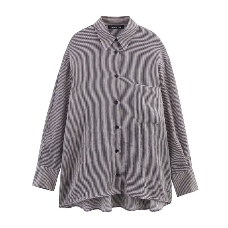 Summer All-Match Striped Shirt for Women - Image 2