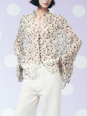 Spring Long Sleeve Loose Casual Top Women