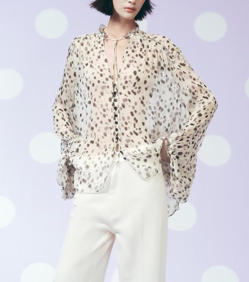 Spring Long Sleeve Loose Casual Top Women
