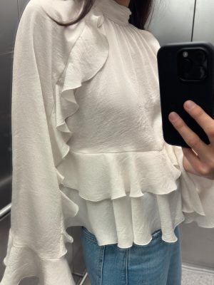 Chic Laminated Decoration Casual Shirt Women