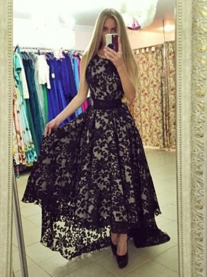 Sleeveless Wrapped Chest Asymmetric Hem Dress