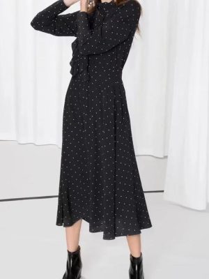 Trendy Star Pattern Shirt Dress – Women’s Fashion