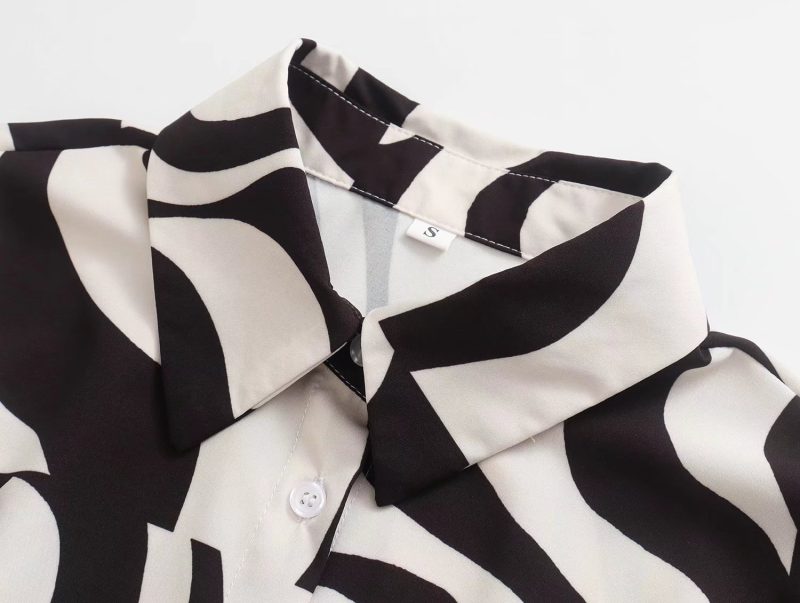 Collared Shirt Dress for Spring Summer Women - Image 4