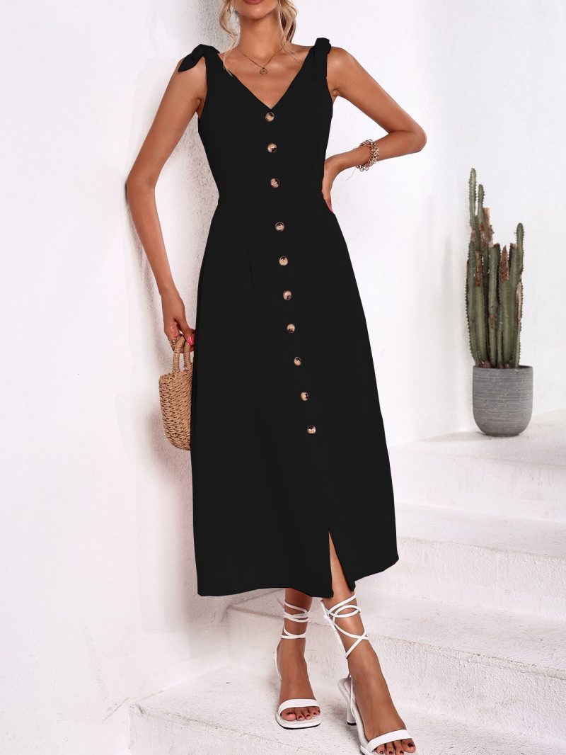 Elegant Holiday Sling Dress for Women - Image 3