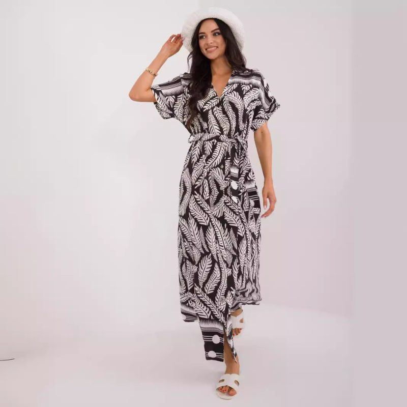 Bohemian Printed Swing Dress for Vacation Women