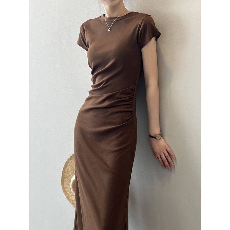 Summer T-Shirt Dress with Ruffle Sleeves Women - Image 3