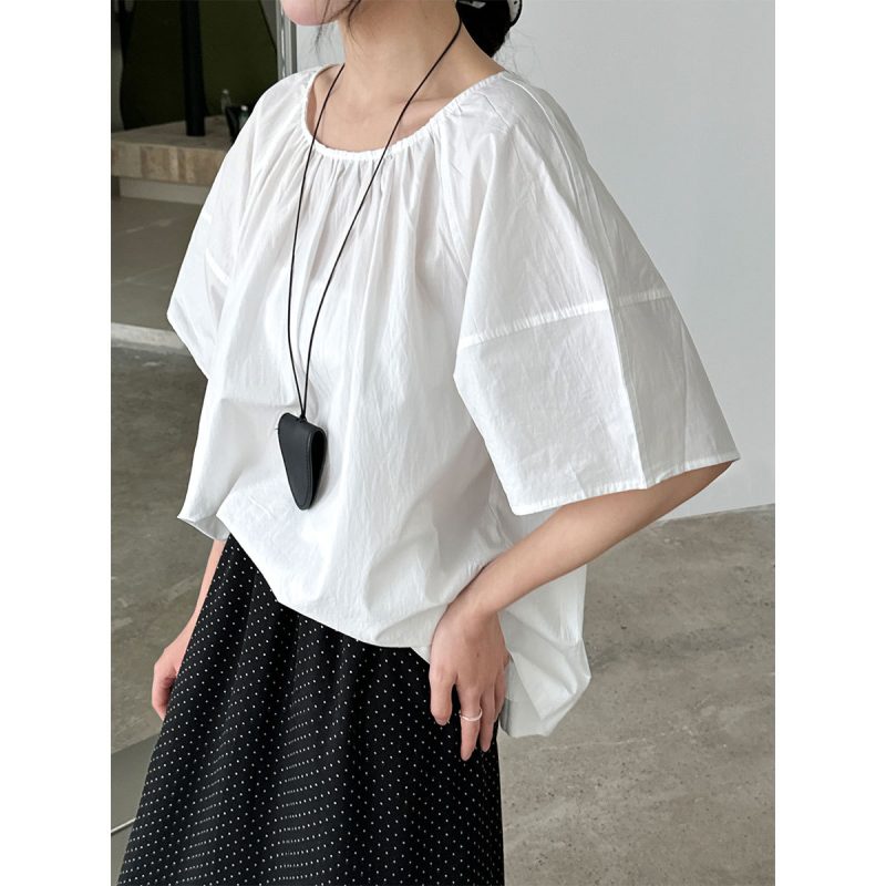 Women’s Summer Backless Pleated Undershirt Top
