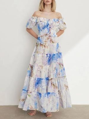 Elegant Slimming Big Hem Summer Lady Dress