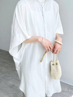 Fashionable Black White Shirt – Women’s Summer