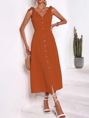 Elegant Holiday Sling Dress for Women