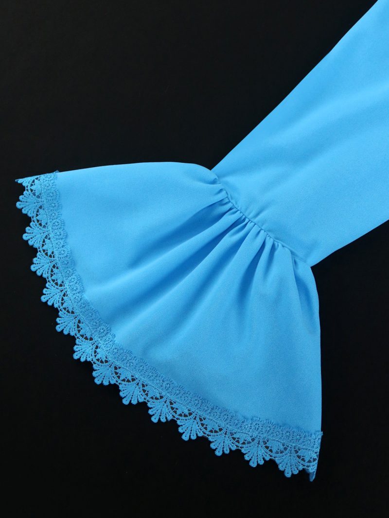 Elegant Solid Color Pleated Swing Party Dress - Image 4