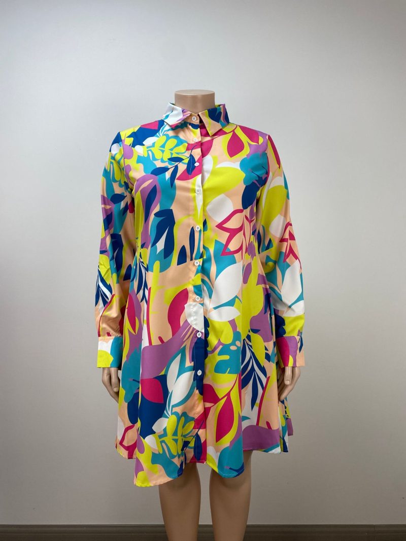 Women's Plus Size Casual Vacation Dress - Image 2