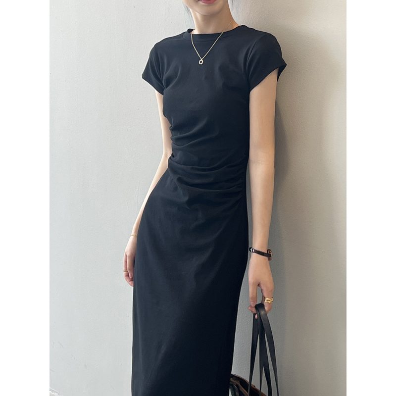 Summer T-Shirt Dress with Ruffle Sleeves Women - Image 2