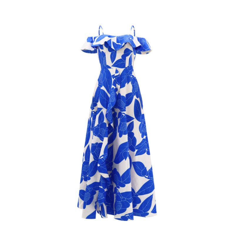 Elegant Spaghetti Strap Dress for Summer Evenings - Image 2