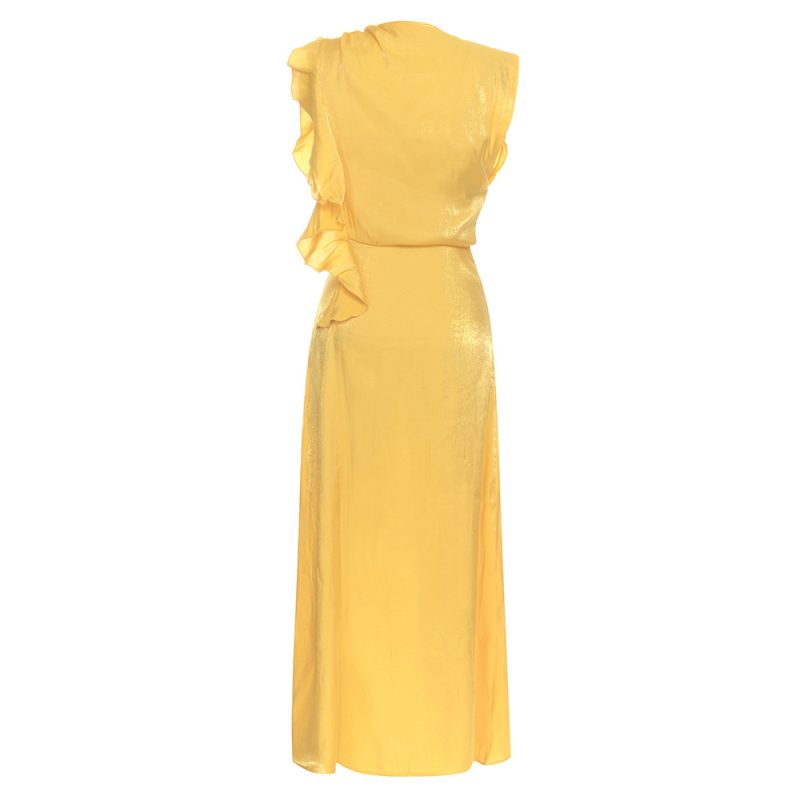 Lace Patchwork Halter Slim Fit Cocktail Dress - Image 3