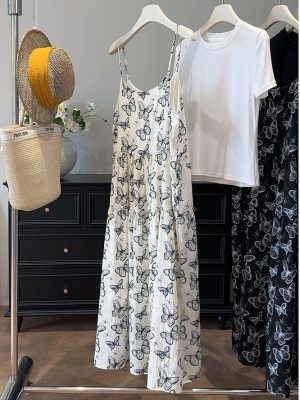 Women’s Linen Two-Piece Slimming Dress Set