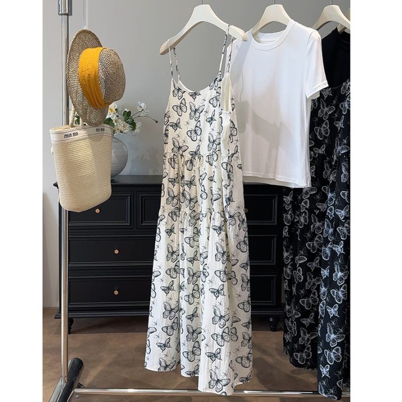 Women’s Linen Two-Piece Slimming Dress Set