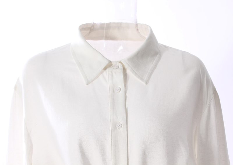 Lace-Up Long Sleeve Spring Shirt for Women - Image 3