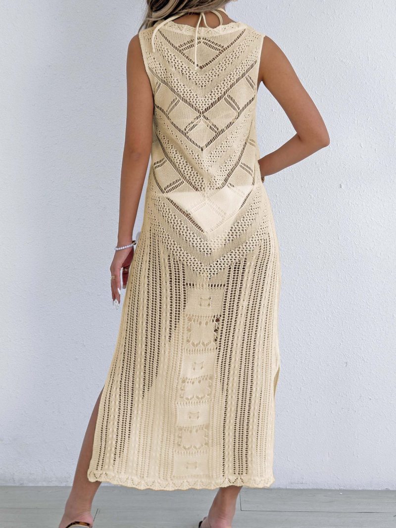 Women's Holiday Woven Vest Shirt Dress - Image 2
