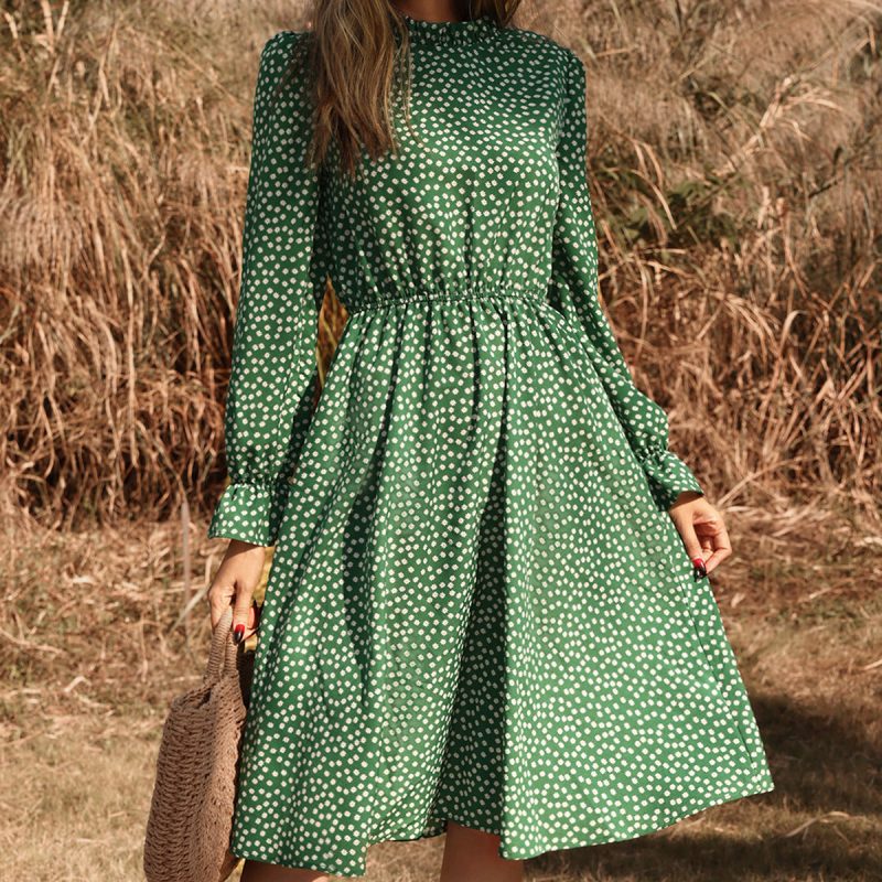 Elegant Summer Floral Midi Dress for Office