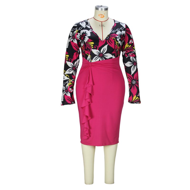 Graceful High Waist Slim Fishtail Shirt Dress - Image 4