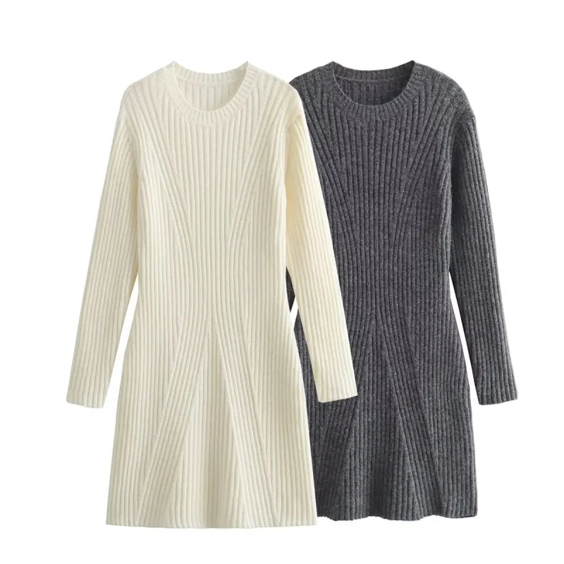 Elegant Sweater Dress for Women - Image 5