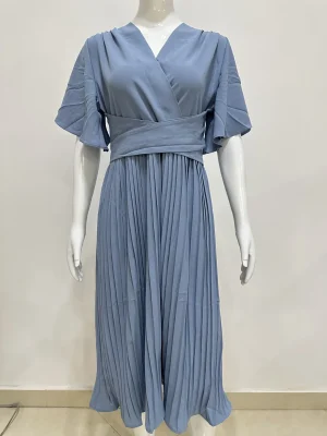 Women’s Elegant V-Neck Long Dress