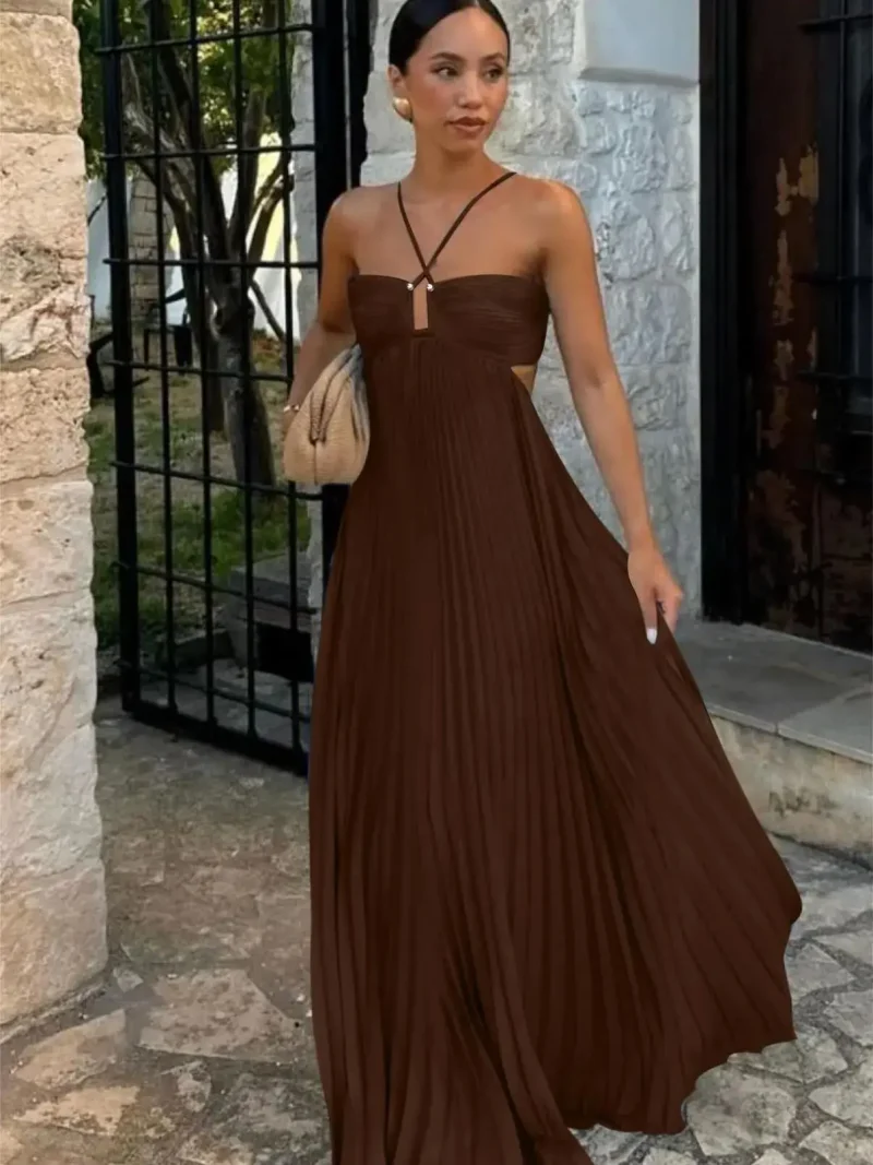 Women’s Summer Halter Maxi Dress 2025 - Image 5