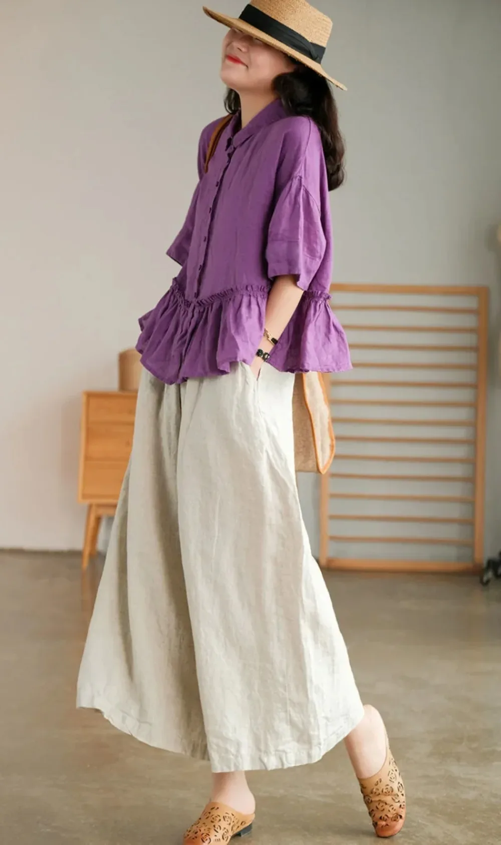Women’s Summer Wide-Leg Street Pants - Image 3