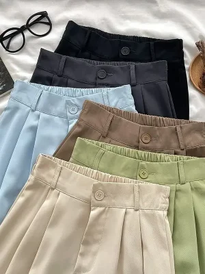 Women’s High-Waist Straight Pants