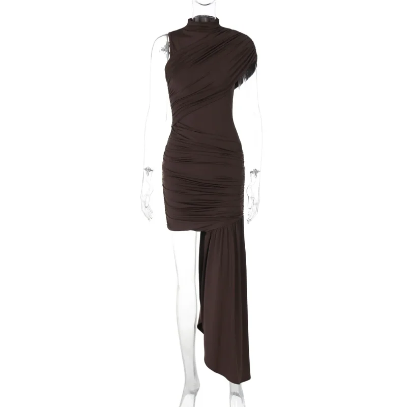 Women’s Striped Sleeveless Shirt Dress