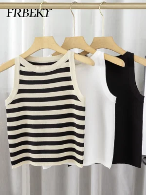Women’s Striped Knit Peplum Top