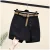 Black with belt
