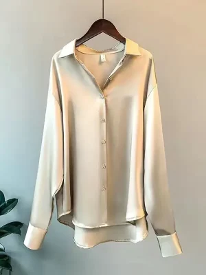 Women’s Elegant Satin Blouse