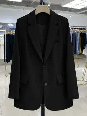 Women’s Spring Solid Color Casual Blazer