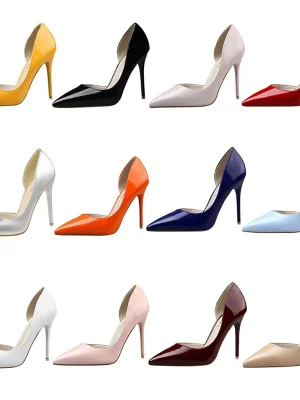 Stylish Patent Pumps for Work and Events