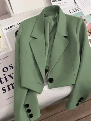 Spring Women’s Solid Blazer Korean Fashion