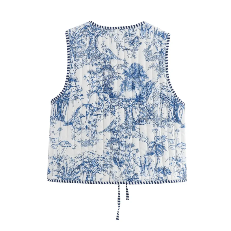 Women's Tie-Up Waistcoat - Image 2