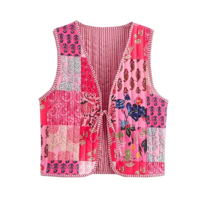 Women's Tie-Up Waistcoat - Image 3